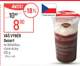 Dezert se šlehačkou Váš Výběr