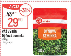 Dýňová semínka Váš Výběr