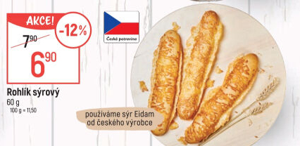Rohlík se sýrem