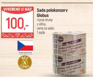 Sada polokonzerv Globus