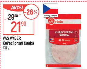 Šunka kuřecí prsní Váš Výběr