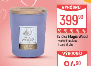 Svíčky Magic Wood Krab