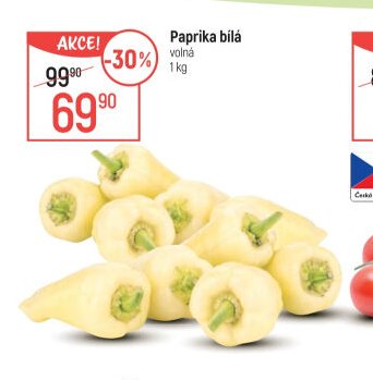 Paprika bílá