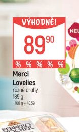 Merci Lovelies různé druhy