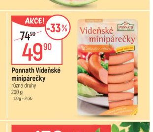Ponnath Vídeňské minipárečky