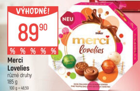 Bonboniéra Lovelies Merci