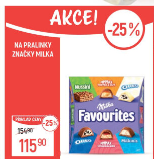 Bonboniéra Pralinky Favourites Milka