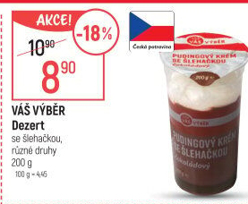 Dezert se šlehačkou Váš Výběr
