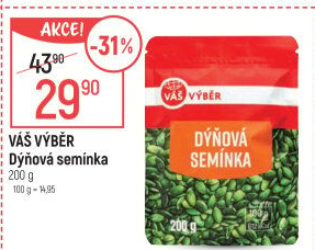 Dýňová semínka Váš Výběr