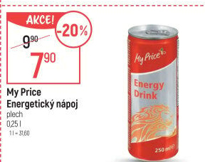 Energetický nápoj My Price
