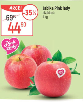 Jablka Pink Lady