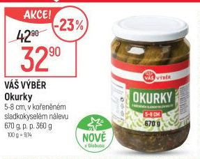 Okurky Váš Výběr