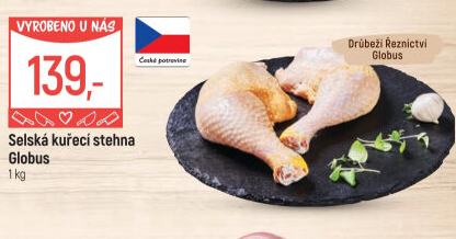 Selská kuřecí stehna Globus
