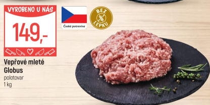 Vepřové mleté maso Globus