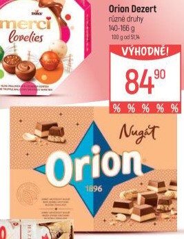 Bonboniéra Nugát Orion