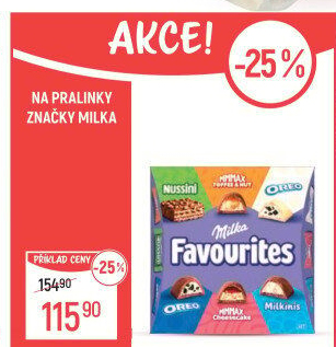 Bonboniéra Pralinky Favourites Milka