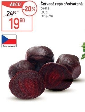 Červená řepa předvařená