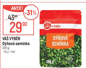 Dýňová semínka Váš Výběr