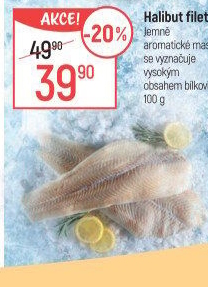 Halibut filety