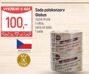 Sada polokonzerv Globus
