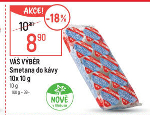 Smetánky do kávy Váš Výběr