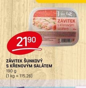 ZÁVITEK ŠUNKOVÝ S KŘENOVÝM SALÁTEM