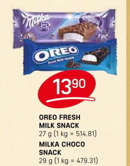 Fresh Milk snack Oreo