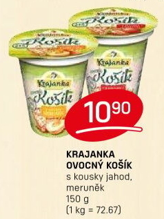 Jogurt ochucený Ovocný košík Krajanka
