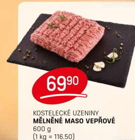 Maso mleté vepřové Kostelecké uzeniny