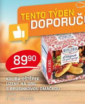 Oštěpek na gril Koliba Mlékárna Bystřice pod Hostýnem