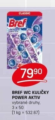 WC blok tuhý Power Aktiv Bref