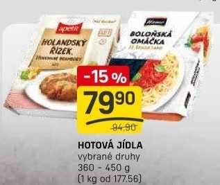 Hotová jídla Hamé