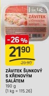 Šunkový závitek Lahůdky Vavřík