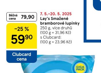 Lay's Smažené bramborové lupínky