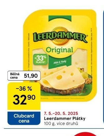Leerdammer Plátky