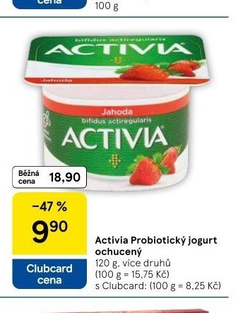 Activia Probiotický jogurt ochucený