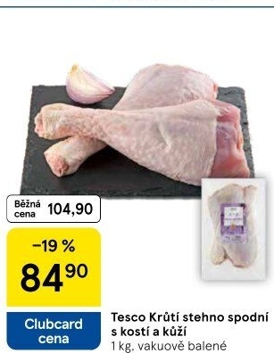 Krůtí stehna Tesco