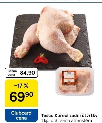 Kuřecí čtvrtky Tesco
