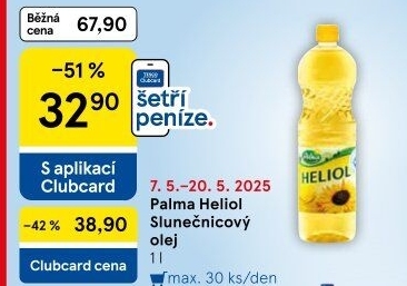 Slunečnicový olej Heliol Palma