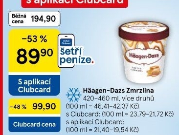 Zmrzlina v kelímku Häagen-Dazs