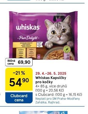 Whiskas Kapsičky pro kočky