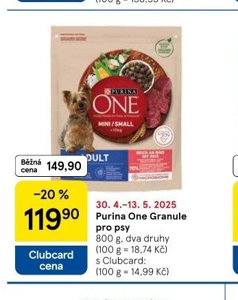 Purina One Granule pro psy