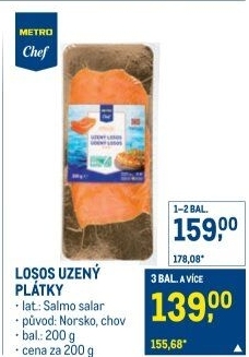 Losos uzený Metro Chef