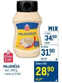 Majonéza Fine Life