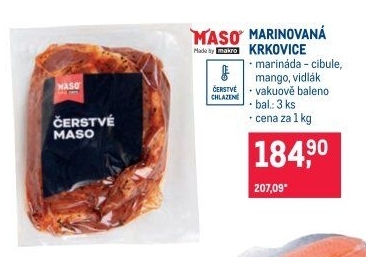 Marinovaná krkovice MASO Made by makro