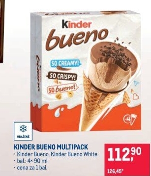 Nanuk kornout Kinder Bueno