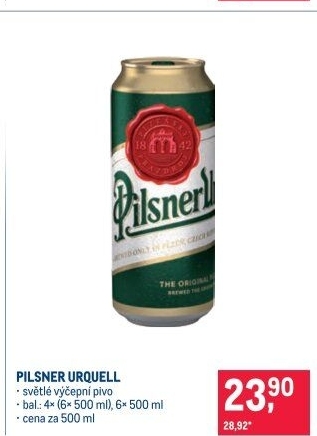 Pivo Pilsner Urquell