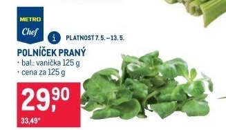 Salát polníček Metro Chef