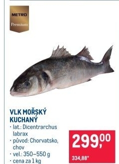 Vlk mořský kuchaný