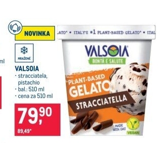 Zmrzlina sójová v kelímku Valsoia